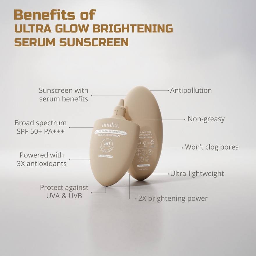 Beauty Ultra Glow Brightening Serum Sunscreen SPF50+ PA++++ 50ml