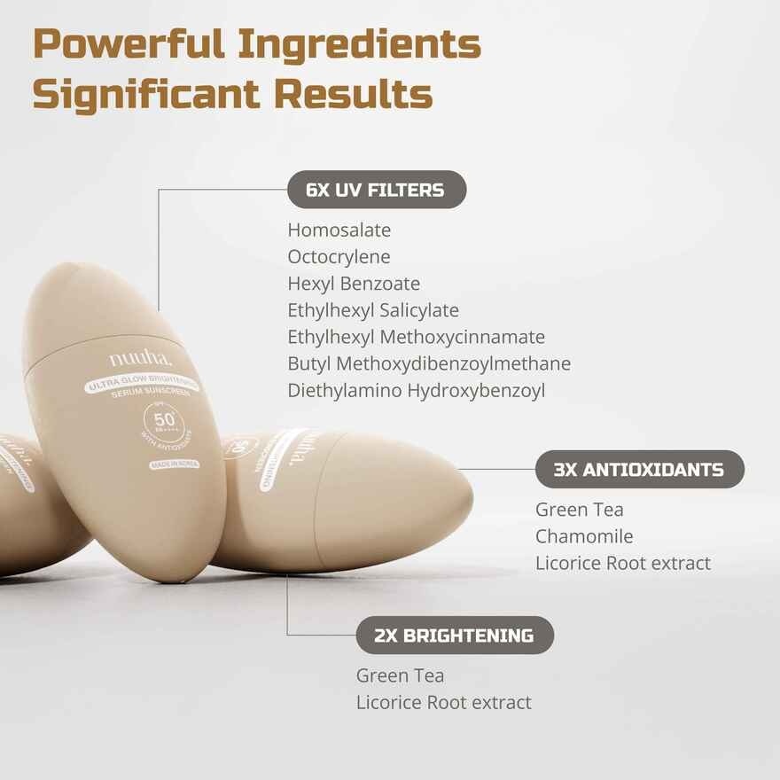 Beauty Ultra Glow Brightening Serum Sunscreen SPF50+ PA++++ 50ml