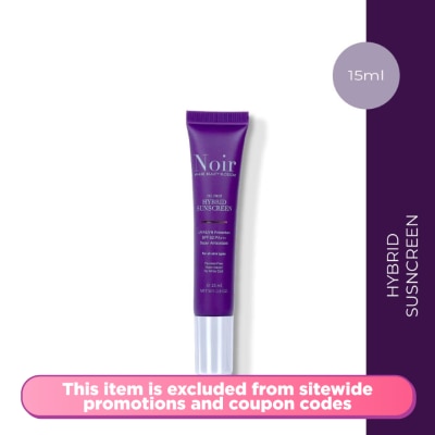 NOIR - Oil Free Hybrid Sunscreen SPF50 PA+++ 15ml