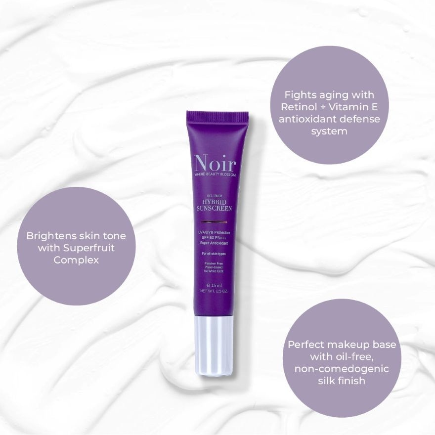 Oil Free Hybrid Sunscreen SPF50 PA+++ 15ml