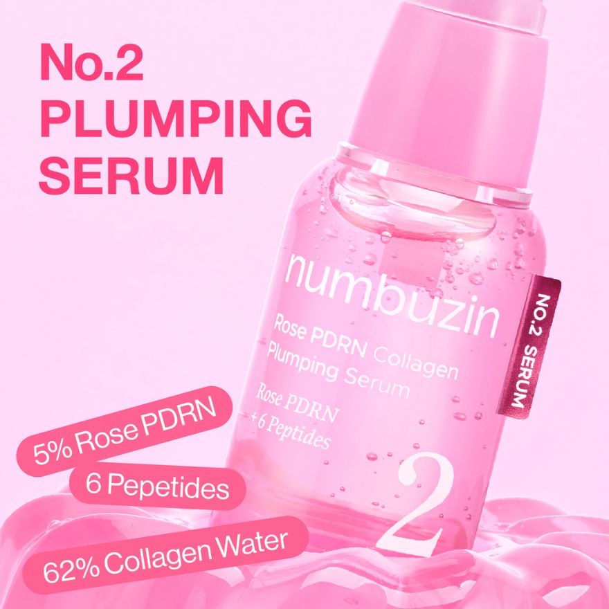 No.2 Rose PDRN Collagen Plumping Serum 30ml image