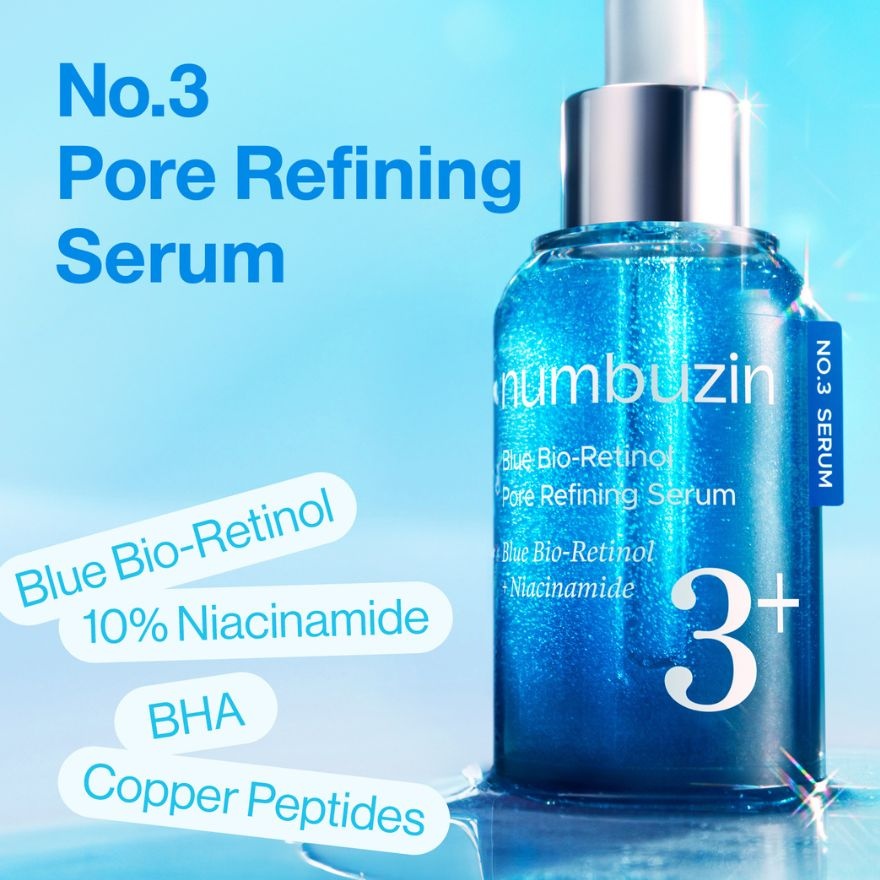 No.3 Blue Bio-Retinol Pore Refining Serum 30ml image