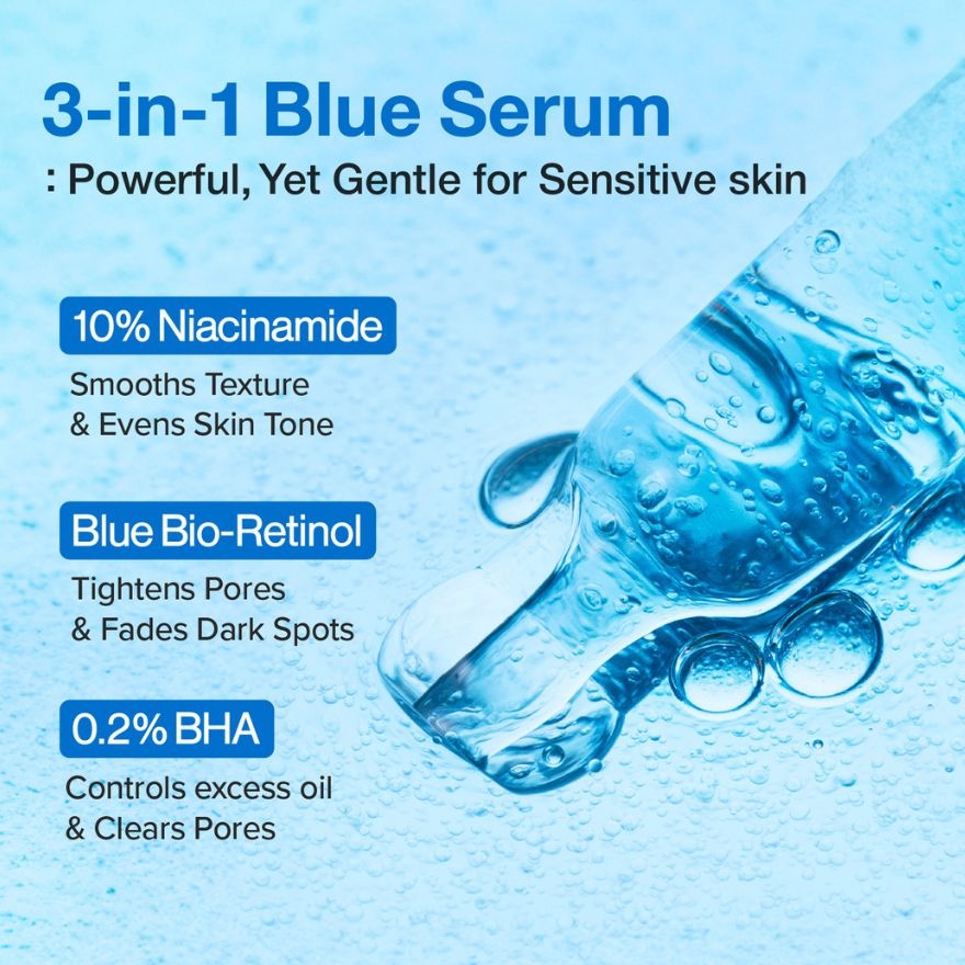 No.3 Blue Bio-Retinol Pore Refining Serum 30ml image