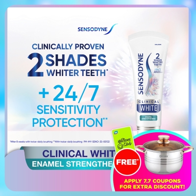 SENSODYNE - Clinical White Enamel Strengthening Toothpaste 100g