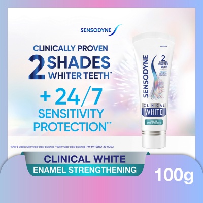 SENSODYNE - Clinical White Enamel Strengthening Toothpaste 100g