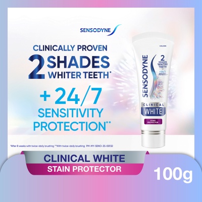 SENSODYNE - Clinical White Stain Protector Toothpaste 100g