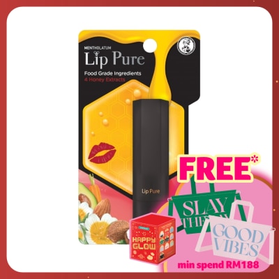 MENTHOLATUM LIPCARE Lip Pure Tinted Cherry Red 4g