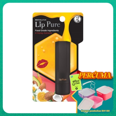 MENTHOLATUM LIPCARE - Lip Pure Tinted Cherry Red 4g