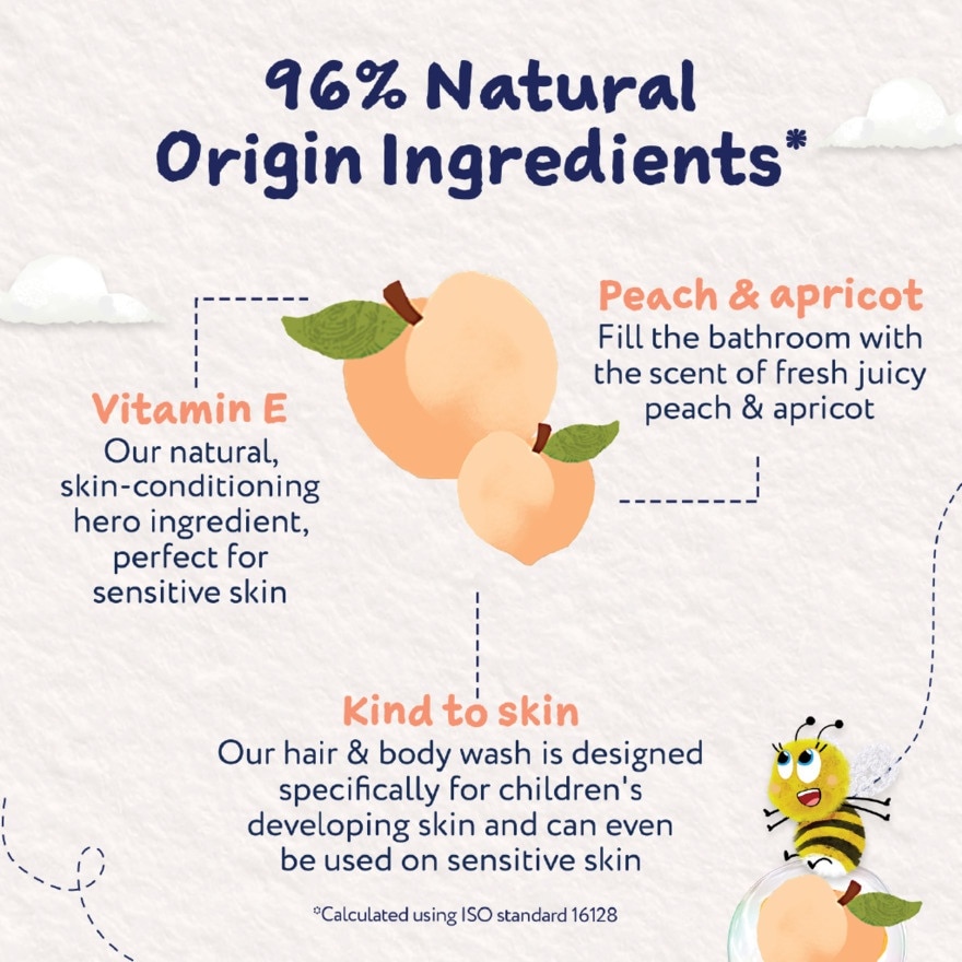 Hair & Body Wash Peach & Aparicot 250ml