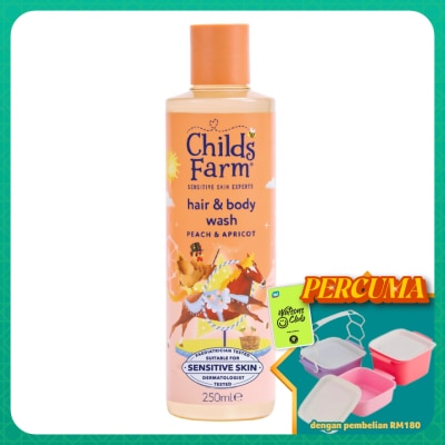 CHILDS FARM - Hair & Body Wash Peach & Aparicot 250ml