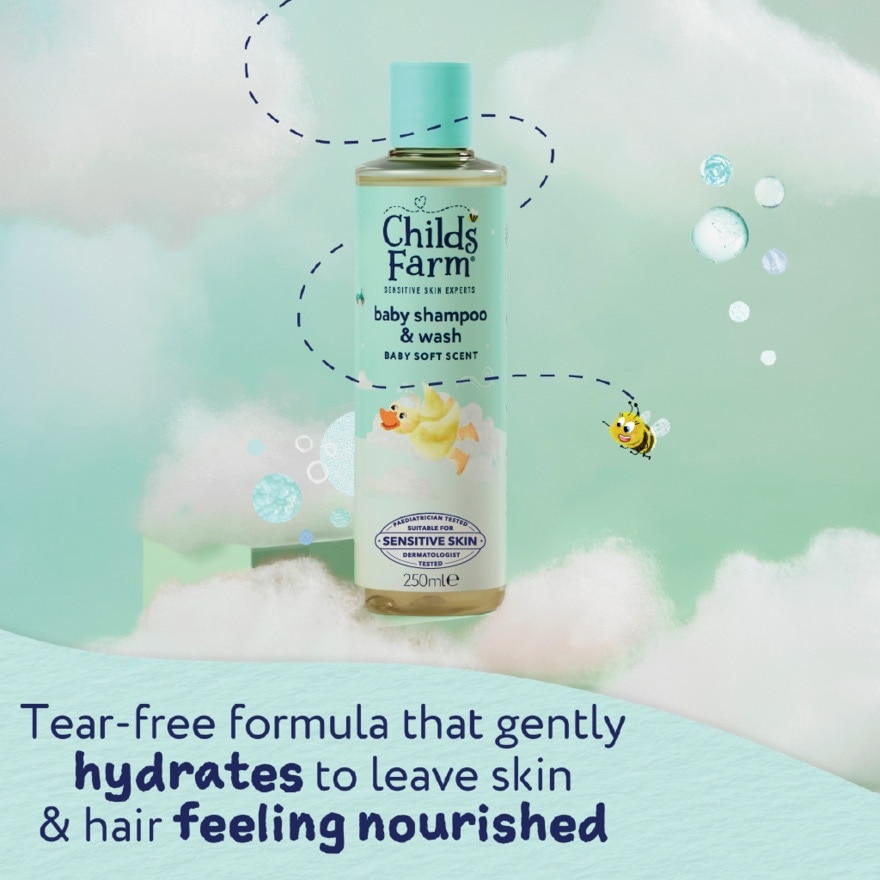 Baby Shampoo & Wash Baby Soft Scent 250ml