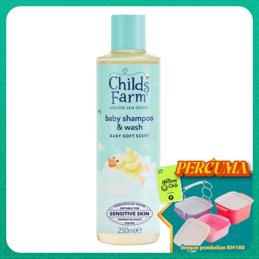Baby Shampoo & Wash Baby Soft Scent 250ml