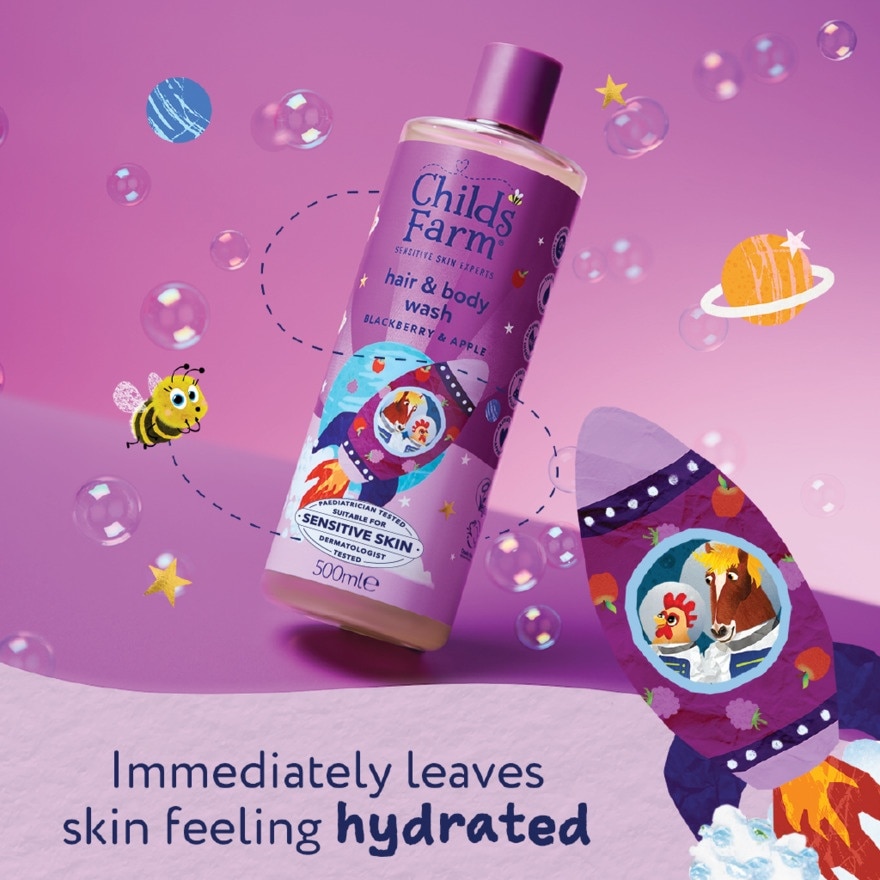 Hair & Body Wash Blackberry & Apple 250ml