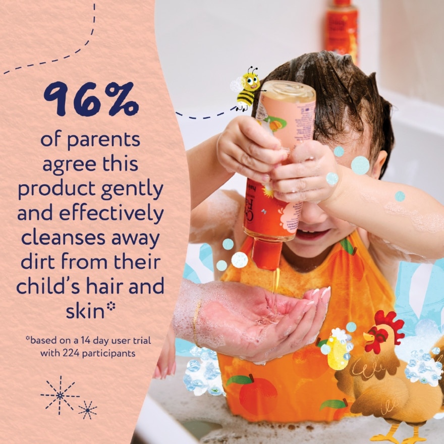 Hair & Body Wash Sweet Orange 250ml