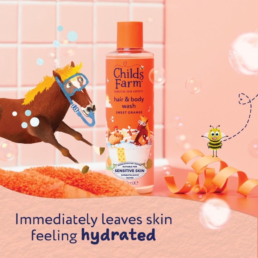 Hair & Body Wash Sweet Orange 250ml