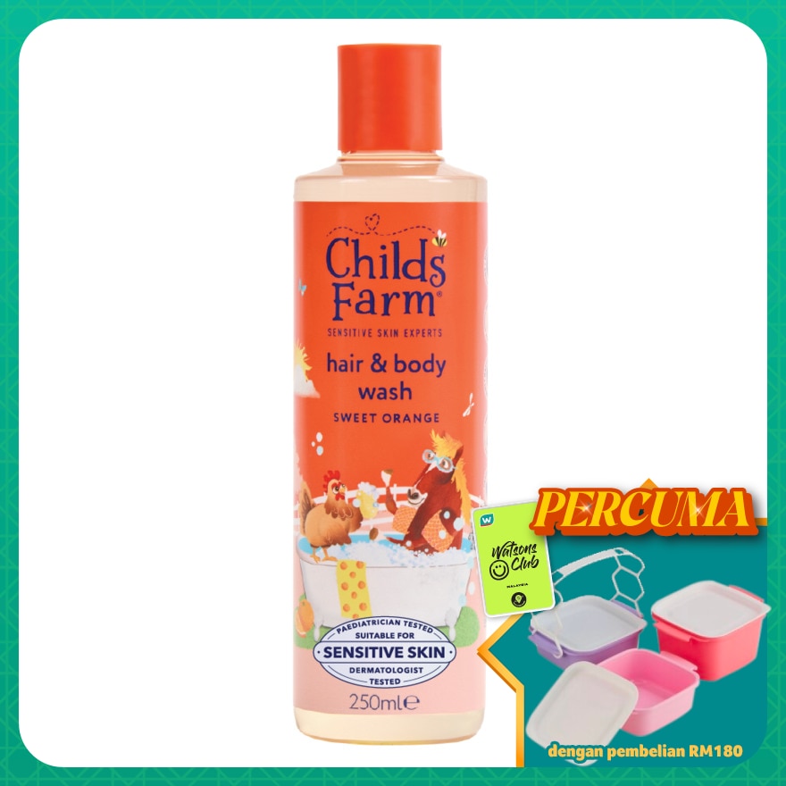 Hair & Body Wash Sweet Orange 250ml