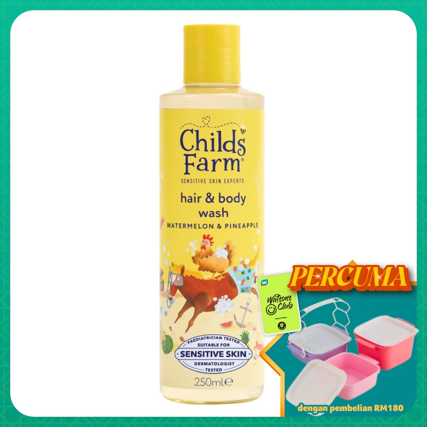 Hair & Body Wash Watermelon & Pineapple 250ml
