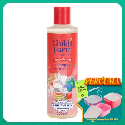 CHILDS FARM - Tangle Taming Shampoo Strawberry & Mint 250ml