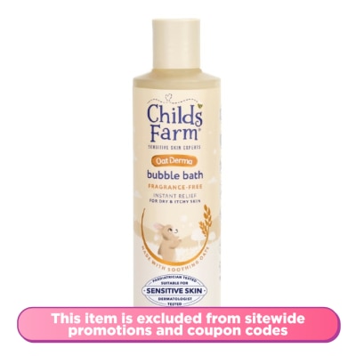 CHILDS FARM - Oatderma Bubble Bath Fragrance Free 250ml