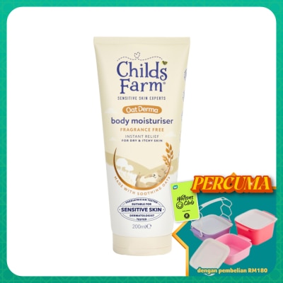 CHILDS FARM - Oatderma Body Moisturiser Fragrance Free 250ml