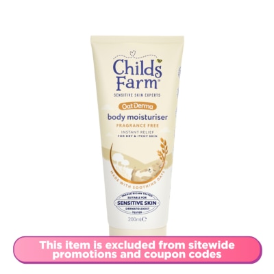 CHILDS FARM - Oatderma Body Moisturiser Fragrance Free 250ml