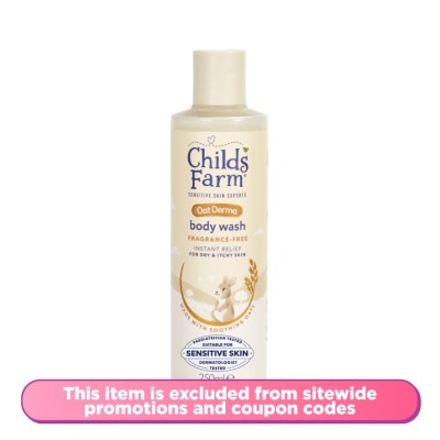 CHILDS FARM - Oatderma Body Wash Fragrance Free 250ml