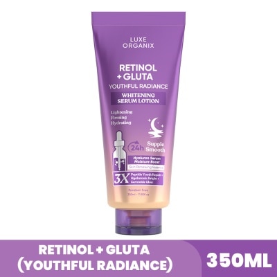 LUXE ORGANIX Retinol + Gluta Whitening Serum Lotion 350ml
