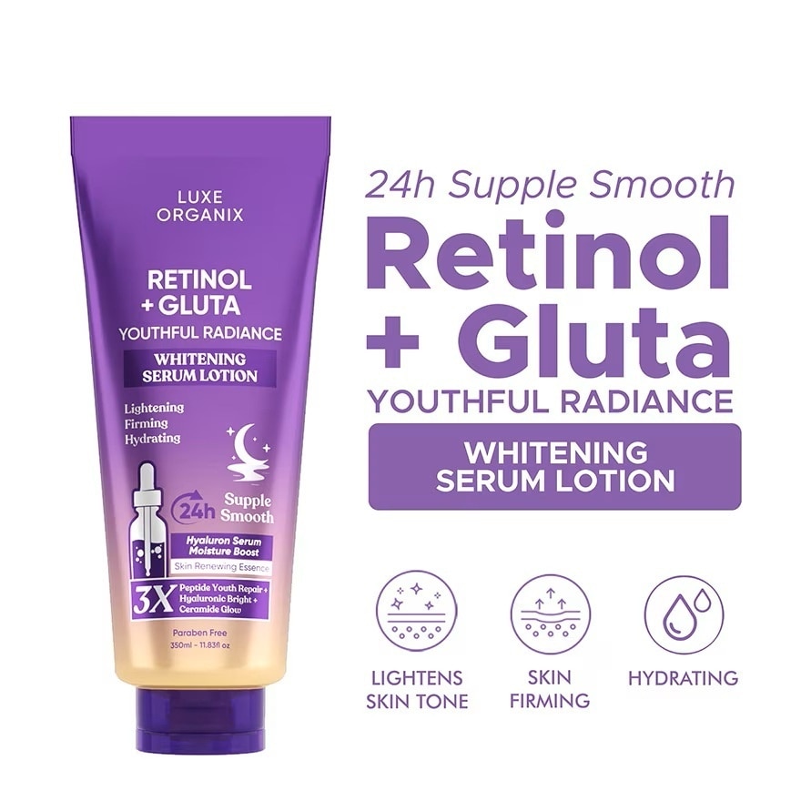 Retinol + Gluta Whitening Serum Lotion 350ml