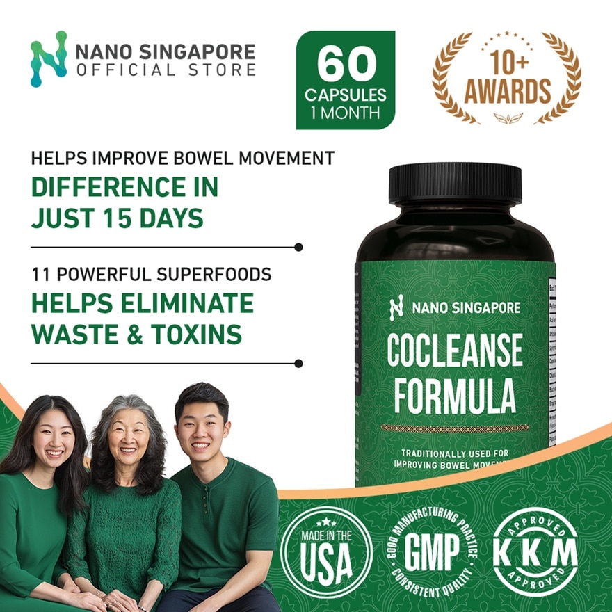 CoCleanse Formula - Natural Full Body Detox + Constipation Relief + Colon Cleanse