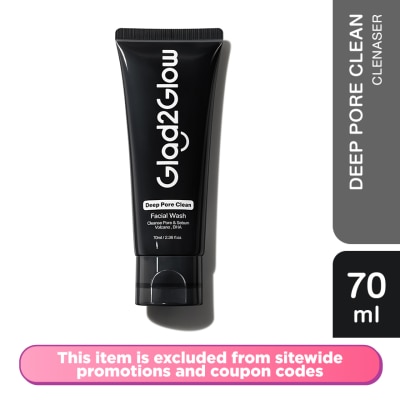 GLAD2GLOW - Deep Pore Clean Facial Wash 70ml