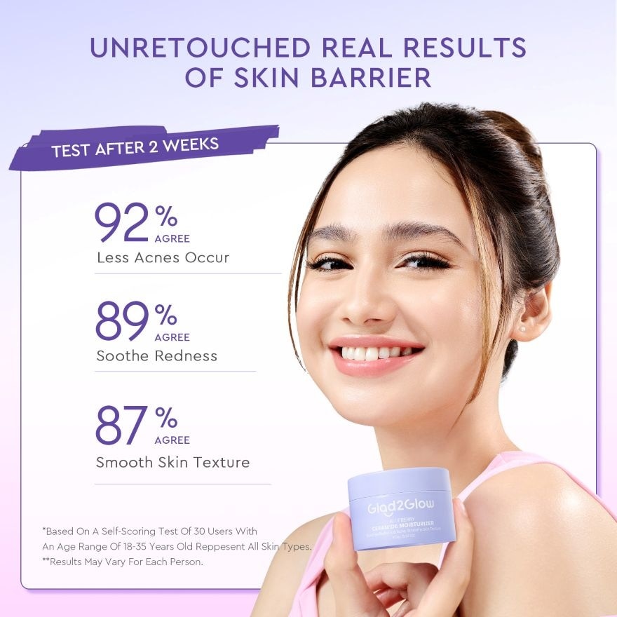 Blueberry 5% Ceramide Barrier Repair Moisturizer 100g