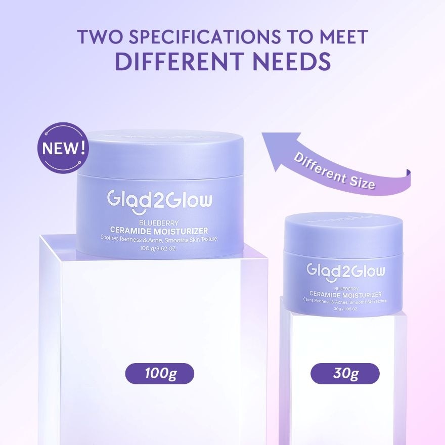 Blueberry 5% Ceramide Barrier Repair Moisturizer 100g