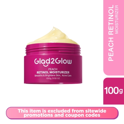 GLAD2GLOW Peach Retinol Moisturizer 100g