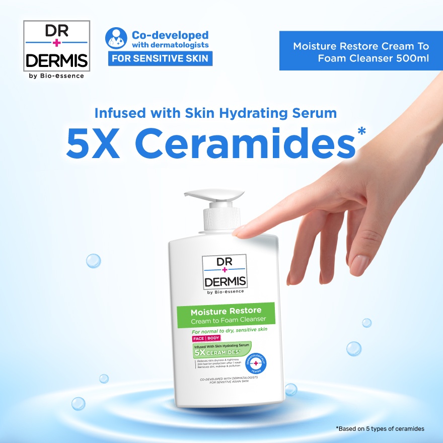 Moisture Restore Cream to Foam Cleanser 500ml image