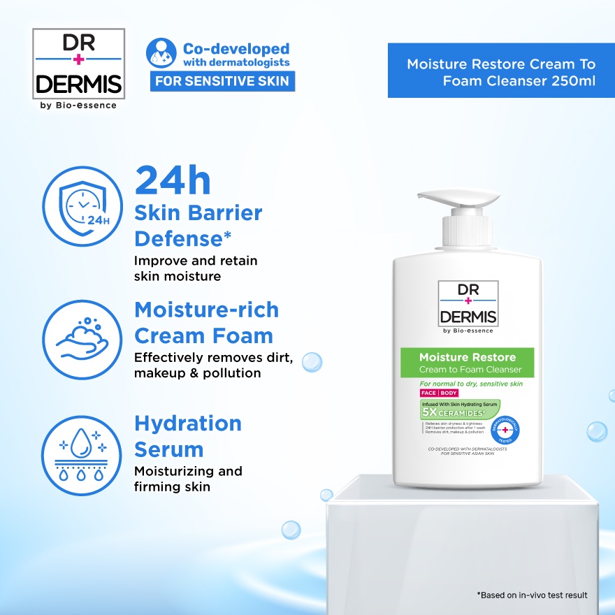 Moisture Restore Cream to Foam Cleanser 250ml image