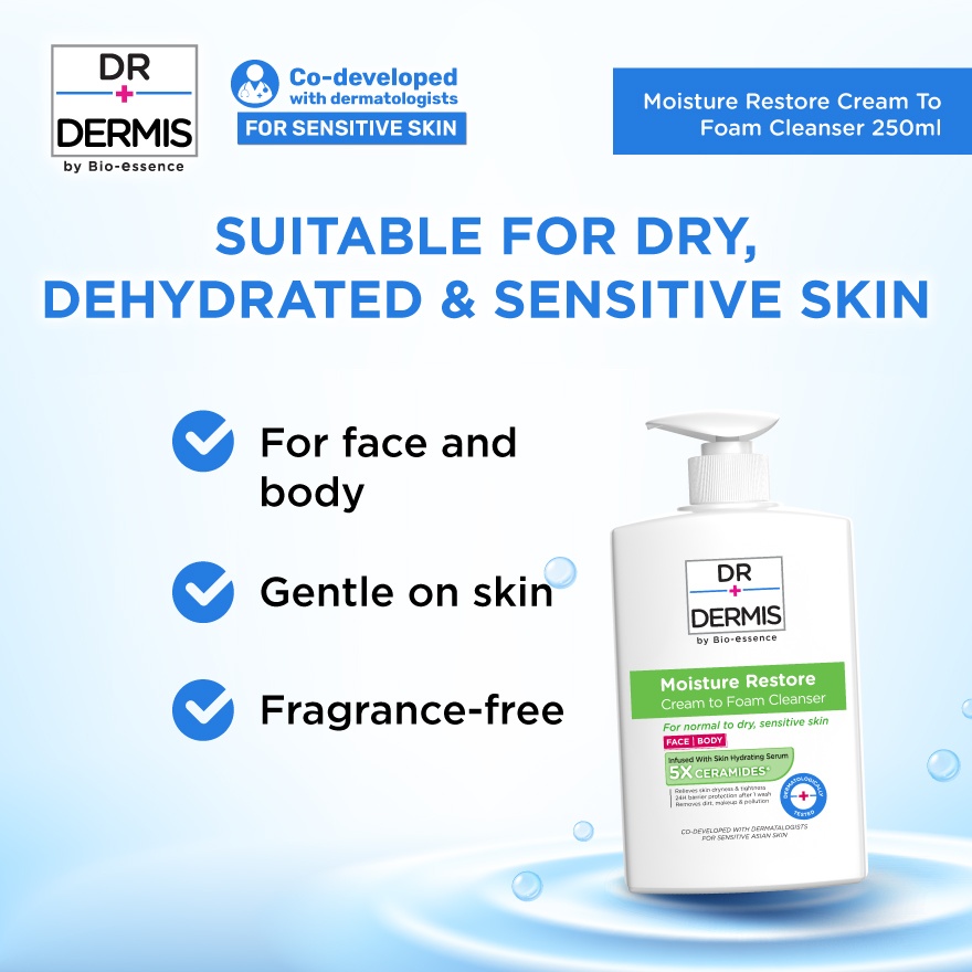 Moisture Restore Cream to Foam Cleanser 250ml image