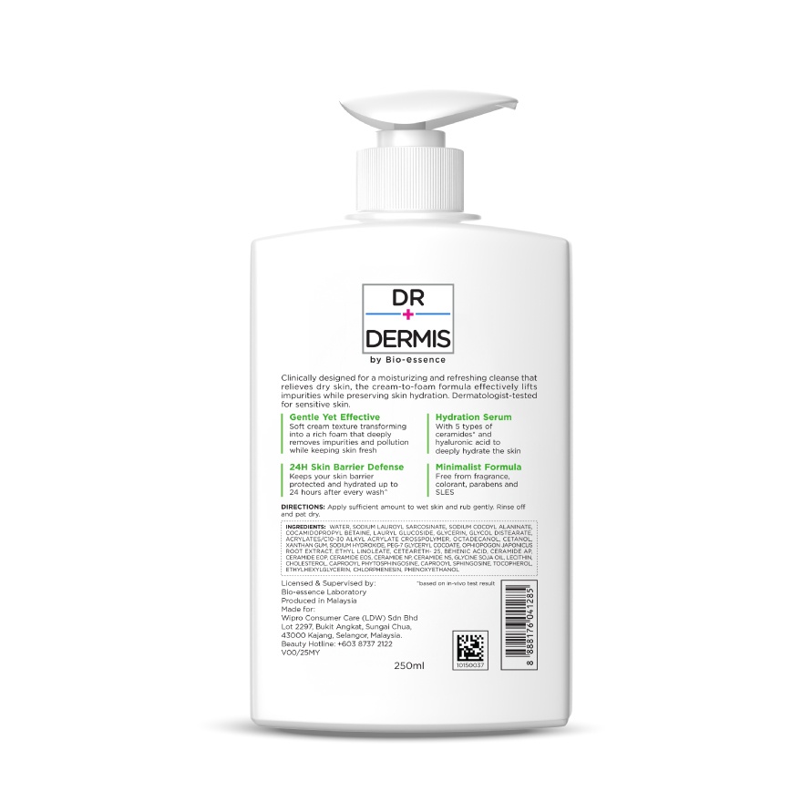 Moisture Restore Cream to Foam Cleanser 250ml image