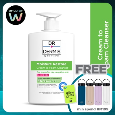 DR. DERMIS Cream to Foam Cleanser 250ml