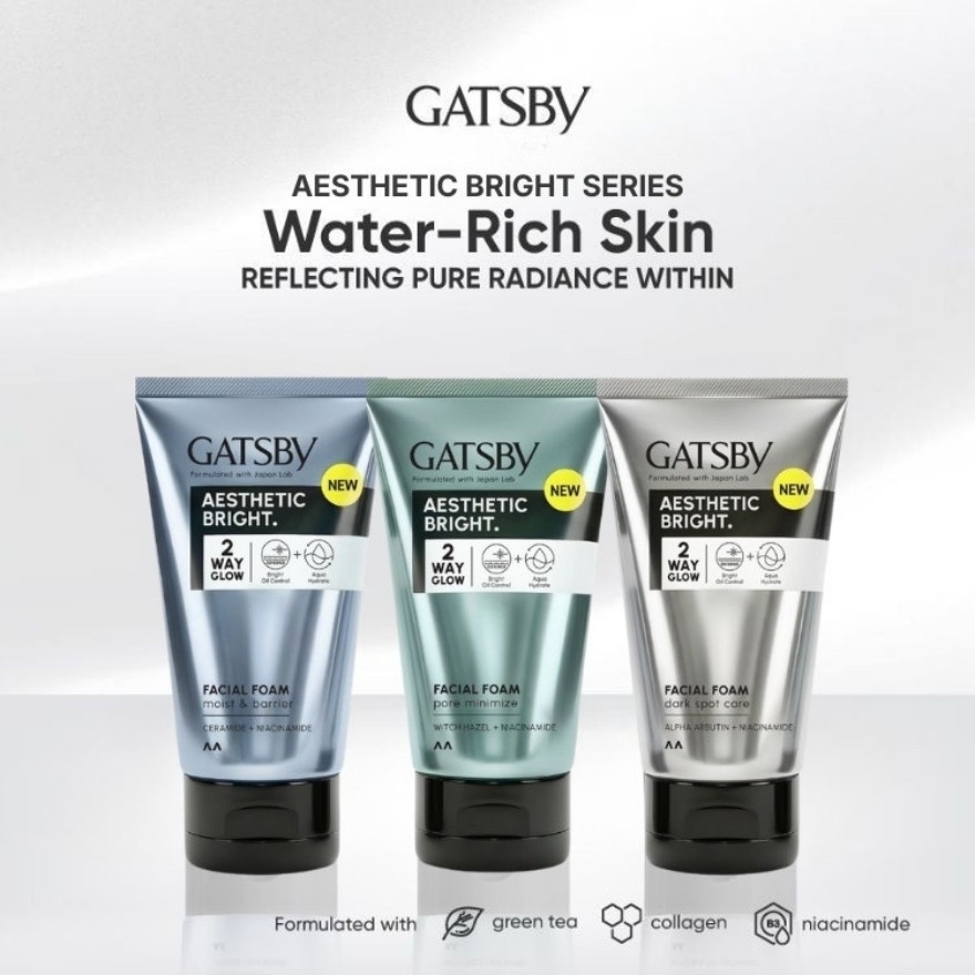 Aesthetic Bright Facial Foam Moist & Barrier 100g