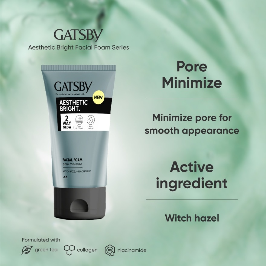 Aesthetic Bright Facial Foam Pore Minimize 100g