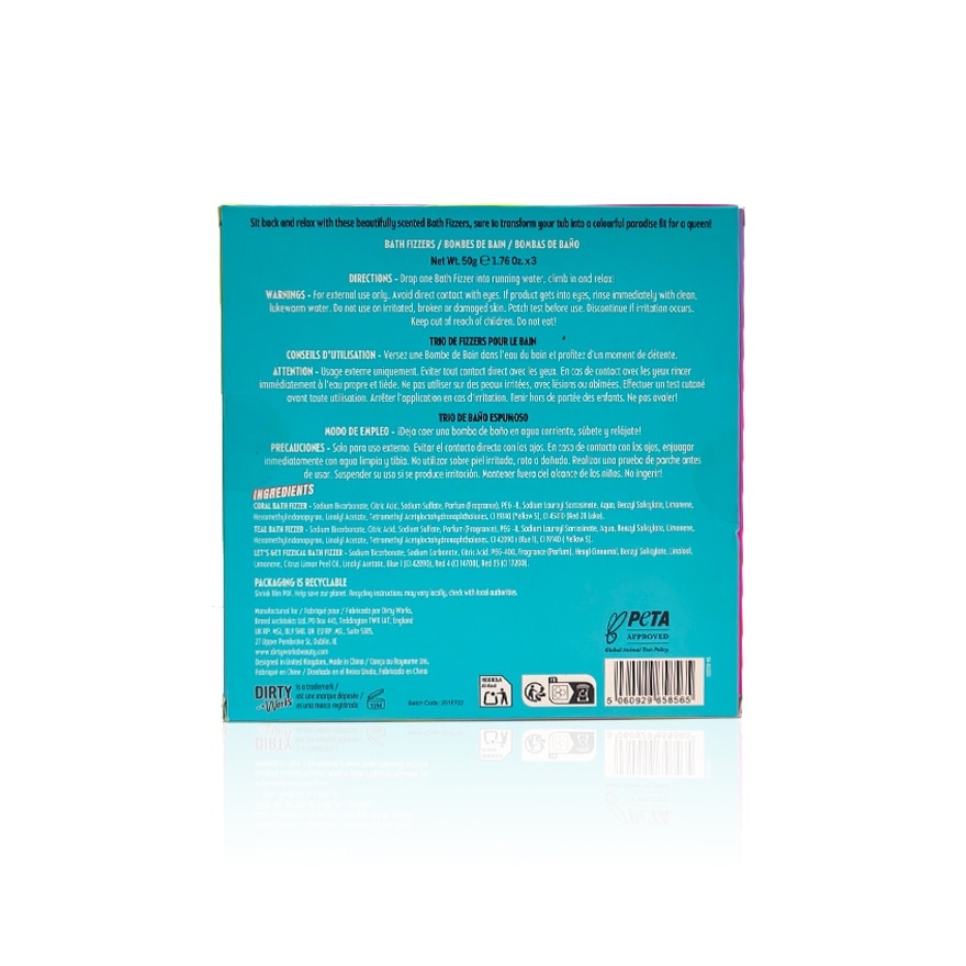 Girls Best Friend Bath Fizzer Trio Set