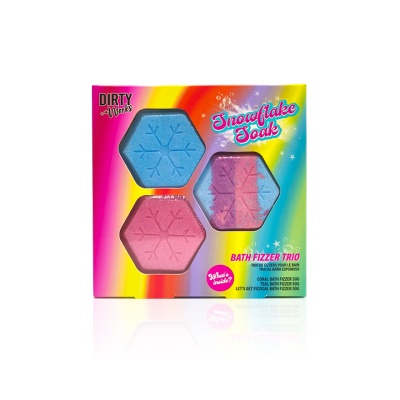 DIRTYWORKS Girls Best Friend Bath Fizzer Trio Set image