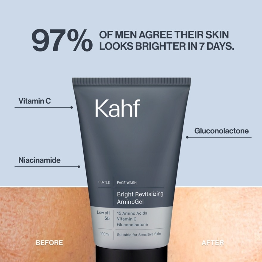 Bright Revitalizing AminoGel Face Wash 100 ml