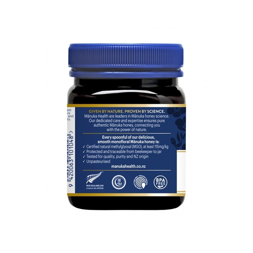 Manuka Honey Mgo 115+(UMF6+) 250g