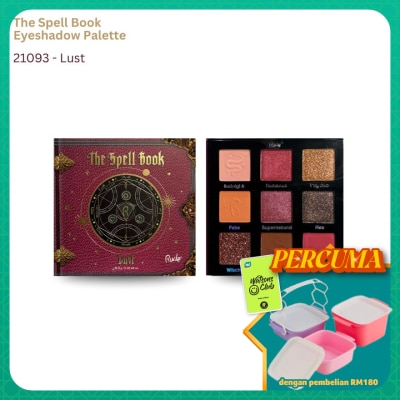 RUDE COSMETIC - The Spell Book Palette Lust