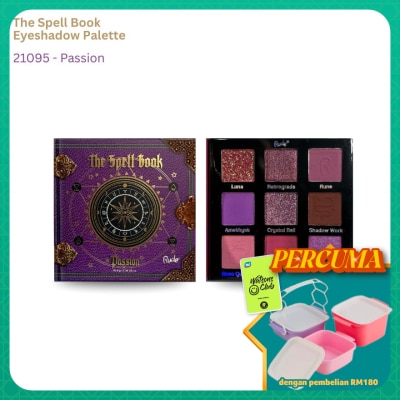 RUDE COSMETIC - The Spell Book Palette Passion