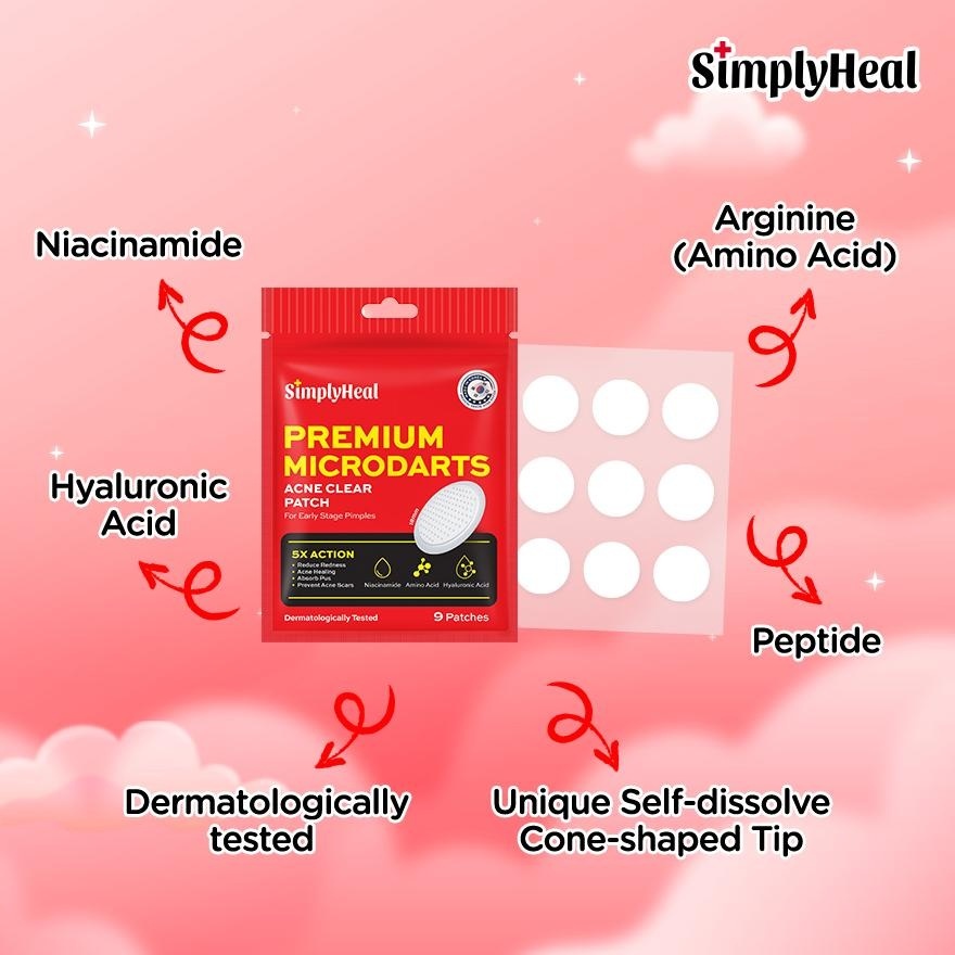 Premium Microdarts Acne Clear Patch 9s image