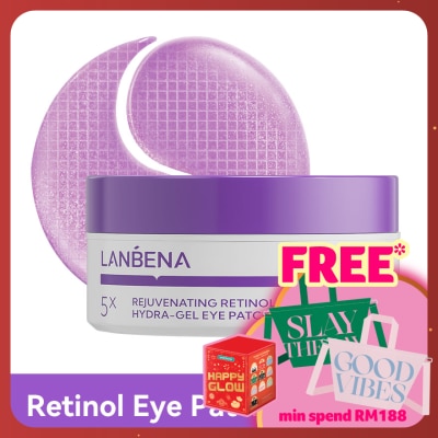 LANBENA Rejuvenating Retinol Hydra-Gel Eye Patches 60s
