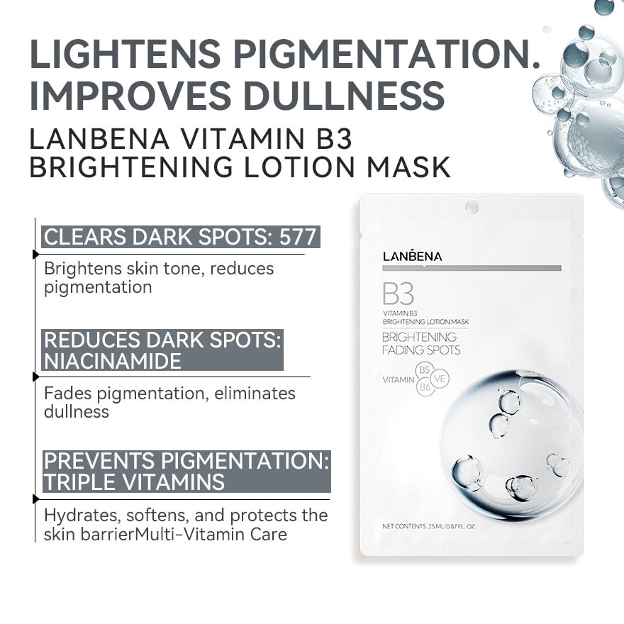 Vitamin B3 Brightening Lotion Mask 25ml
