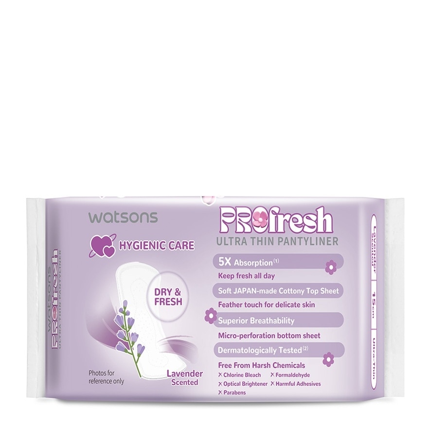 Ultra Thin Pantyliner 15cm 40's